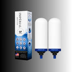 Cartuchos filtrantes de agua Filtro Imperial GF | Cerámica + Carbón Activado Granular | 12 meses de filtración Monderma