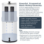 berkey Berkey filterelementen - Zwart Berkey - filterpatroon - Ref BB9-2 Berkey