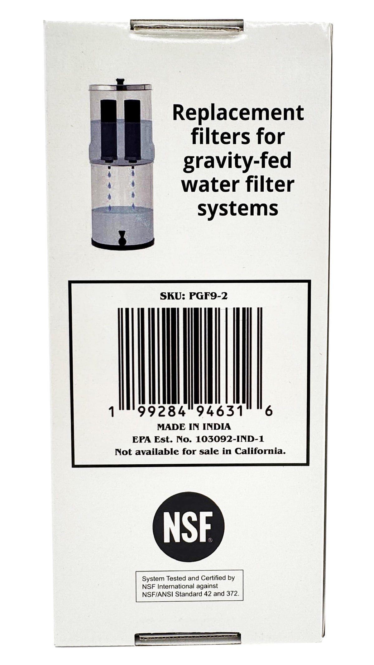 Carbon filters phoenix Phoenix Gravity New Millennium Edition™ 2 Filters Elements Berkey