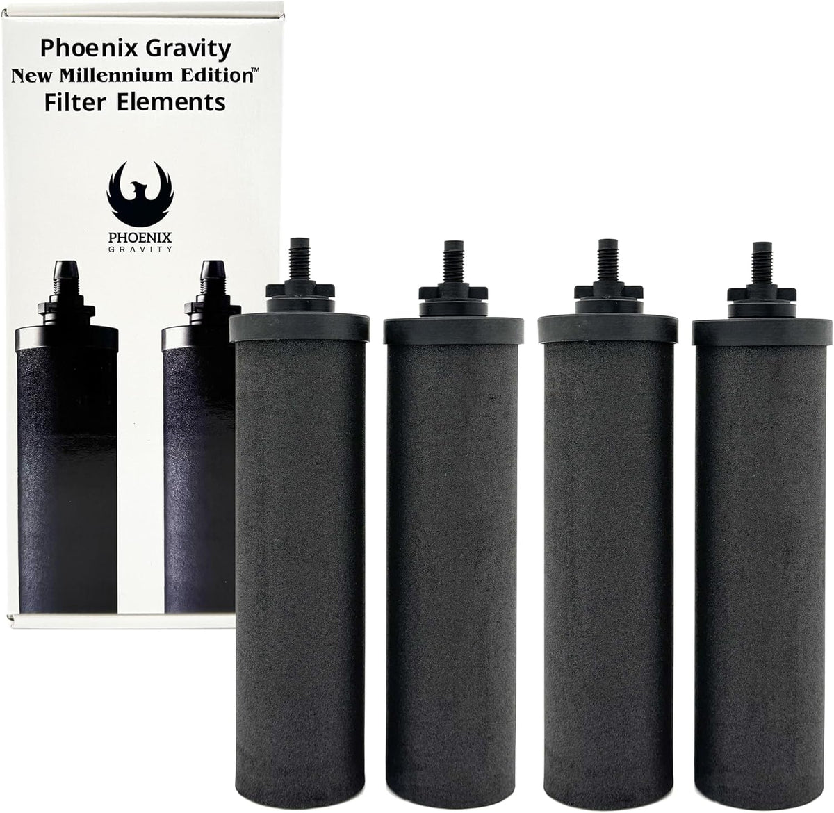 Filtres charbon phoenix Berkey Phoenix Gravity New Millennium Edition™ 4 Filters Elements Berkey