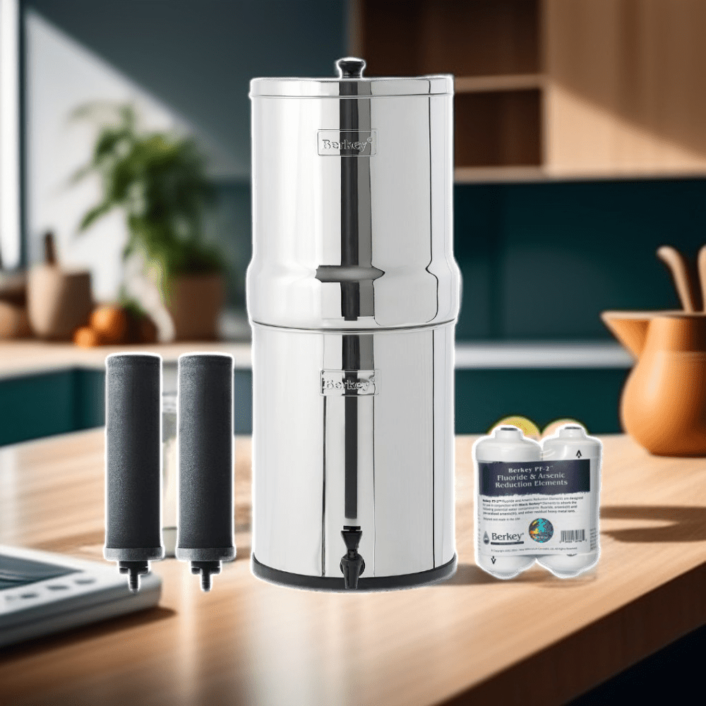 Fontana di filtrazione Berkey Royal Berkey® 12,3 litri - 2 filtri Berkey® neri - Rif. RB4X2-BB Berkey