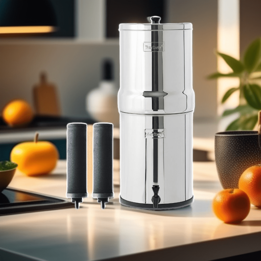 Fontana di filtrazione Berkey Royal Berkey® 12,3 litri - 2 filtri Berkey® neri - Rif. RB4X2-BB Berkey