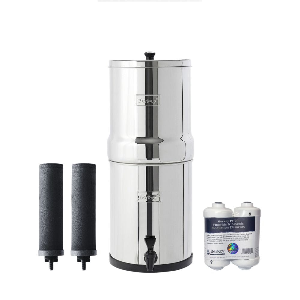 Fontaine berkey filtration Royal Berkey® 12.3 litres - 2 filtres Black Berkey® + 2 filtres PF-2 Berkey