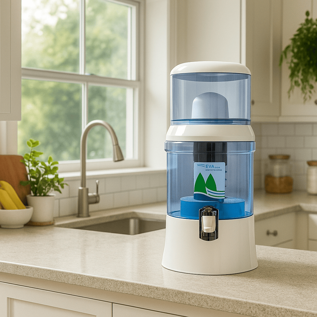 fontaine à eau Fontaine EVA - bep - cuve en verre, 7 litres - avec système magnétique EVA UNITED LTD