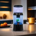 Fontaine à eau Eva Fontaine EVA bep - noire - cuve en verre, 7 litres - avec système magnétique EVA UNITED LTD