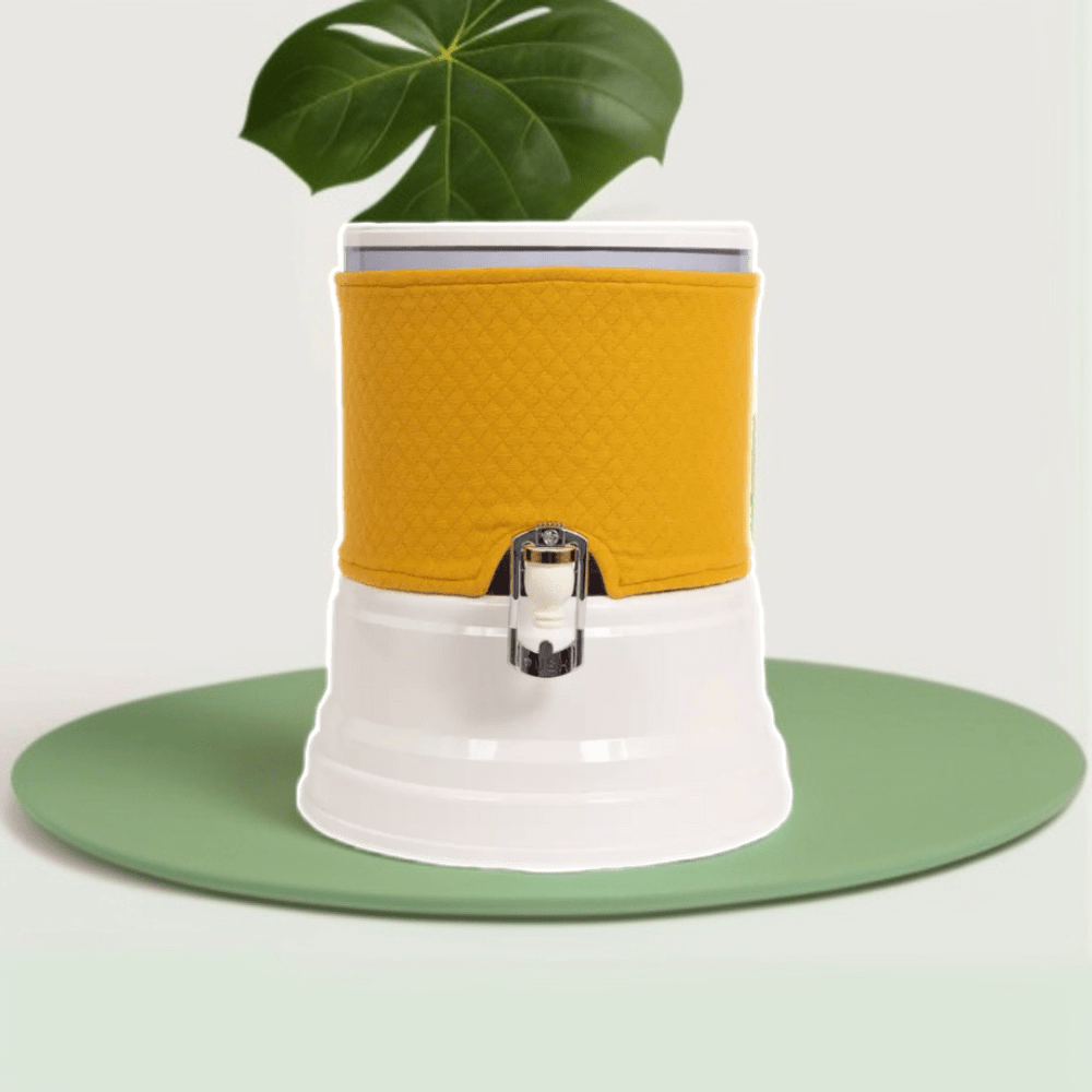 Housses de protection Eva Housse bac inférieur cuve en verre et plastique - Fontaine Eva 7 litres - coloris - jaune - gris clair EVA UNITED LTD