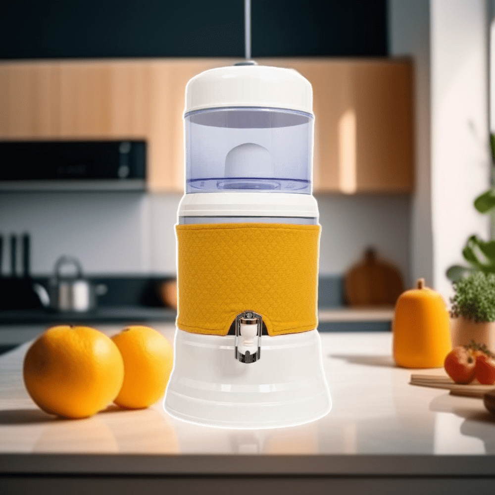 Eva protective covers Plastic lower tray cover - glass - Eva fountain 12 liters - color - yellow EVA UNITED LTD