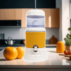 Eva protective covers Plastic lower tray cover - glass - Eva fountain 12 liters - color - yellow EVA UNITED LTD