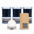 Cartouche filtre à eau eva Pack filtration 18 mois - 3x filtres ultimate + 1 ceramique classique +1 recharge mineraux EVA UNITED LTD