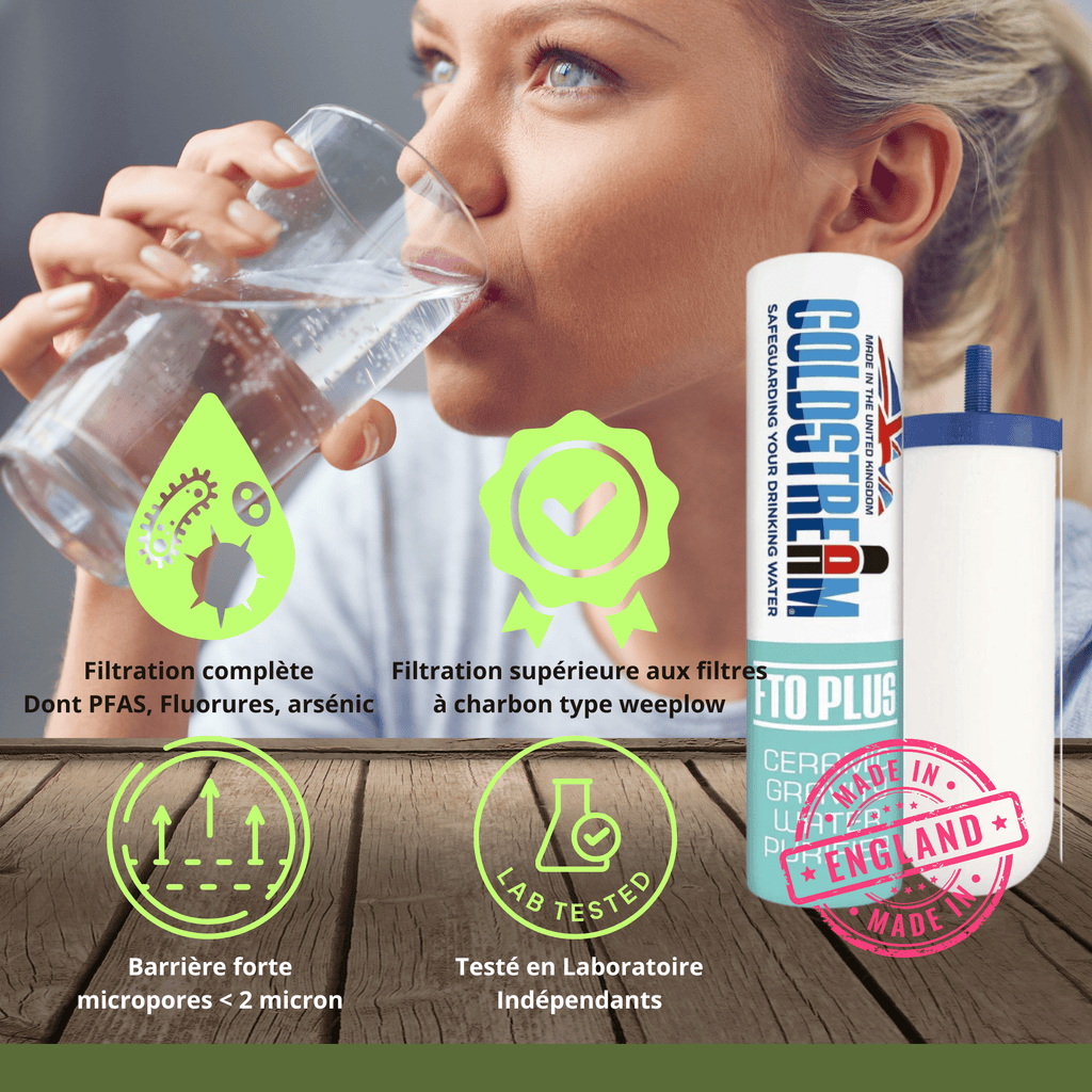 fontaine monderma Monderma Big 8.5L - purificateur d'eau Coldstream FTO+, inclus robinet inox FBA Monderma waterfilters