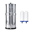 fontaine à gravité Monderma Fontaine Big 8.5L inox - 2 FTO+ Coldstream - Robinet Vue - 6 mois de filtration Monderma waterfilters