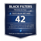 fontaine monderma Monderma Big 8.5L - purificateur d'eau - inclus 2 Black filters, robinet 100% inox Monderma waterfilters