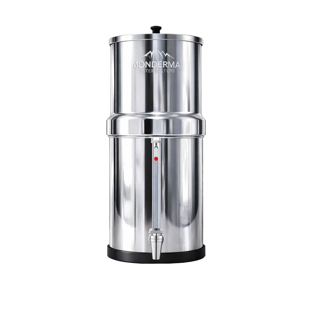 fontaine monderma Monderma Fontaine Big 8.5L inox - Robinet Vue - Filtres en option Monderma waterfilters