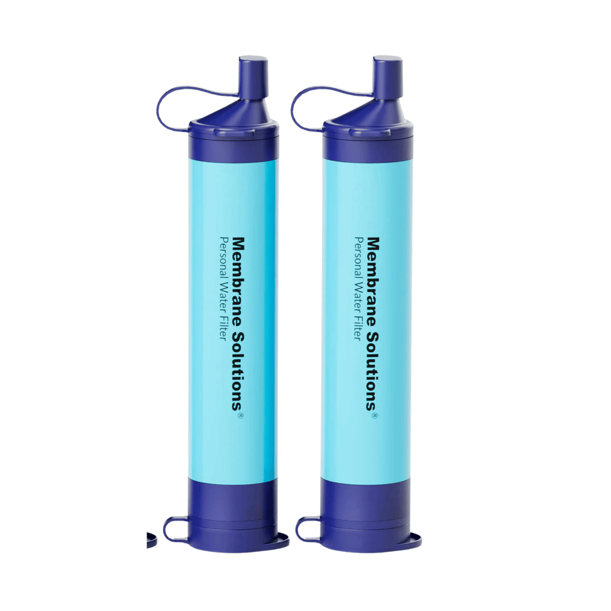 Paille filtrante eau pure Membrane solutions pailles filtrantes, Paille filtrante, de 1 à 50 unités, toute situation, Membrane solutions, débit 500ml par minute toute situation, 500L d'eau pure, débit 500ml par min| FBM Pack de 2 Monderma waterfilters