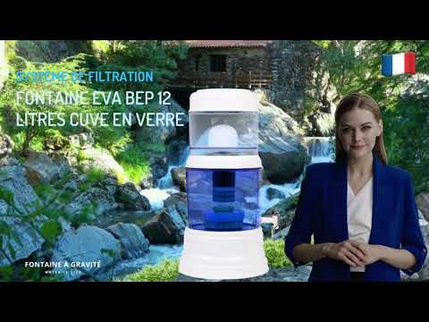 Fuente EVA - boe - depósito inferior de cristal, 12 litros - con sistema magnético