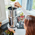 Fontaine berkey filtration Big Berkey® 8.5 litres - Fontaine filtrante 2 filtres Black Berkey® - Réf. BK4X2-BB Berkey