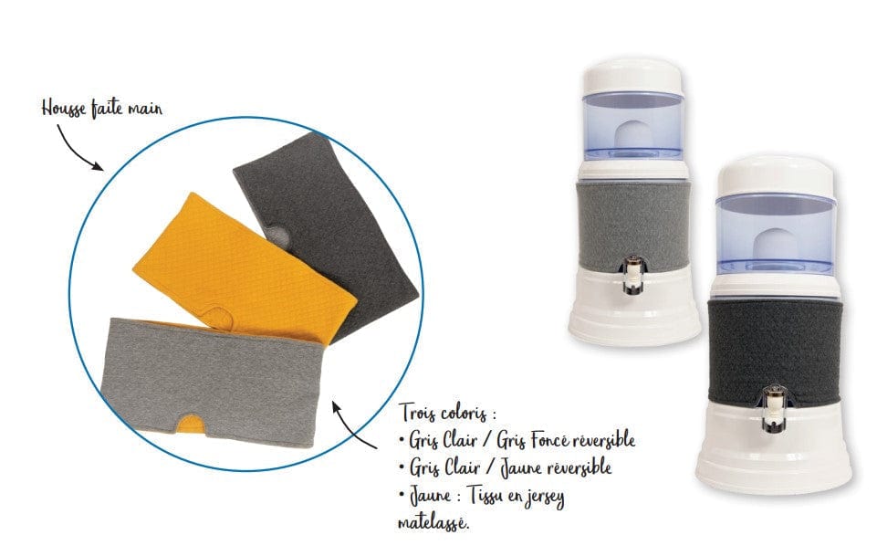 housses cuve plastique inférieure 25 litres Housse bac inférieur plastique - Fontaine Eva 25 litres - coloris Gris clair - Gris foncé EVA UNITED LTD